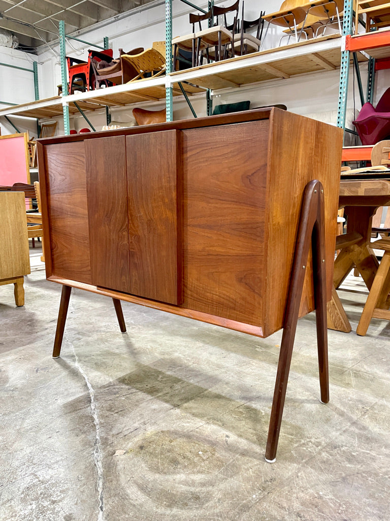 Danish Modern Small Sideboard or Console