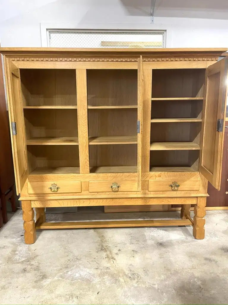 Henning Kjaernulf Oak Tall Cupboard or Sideboard