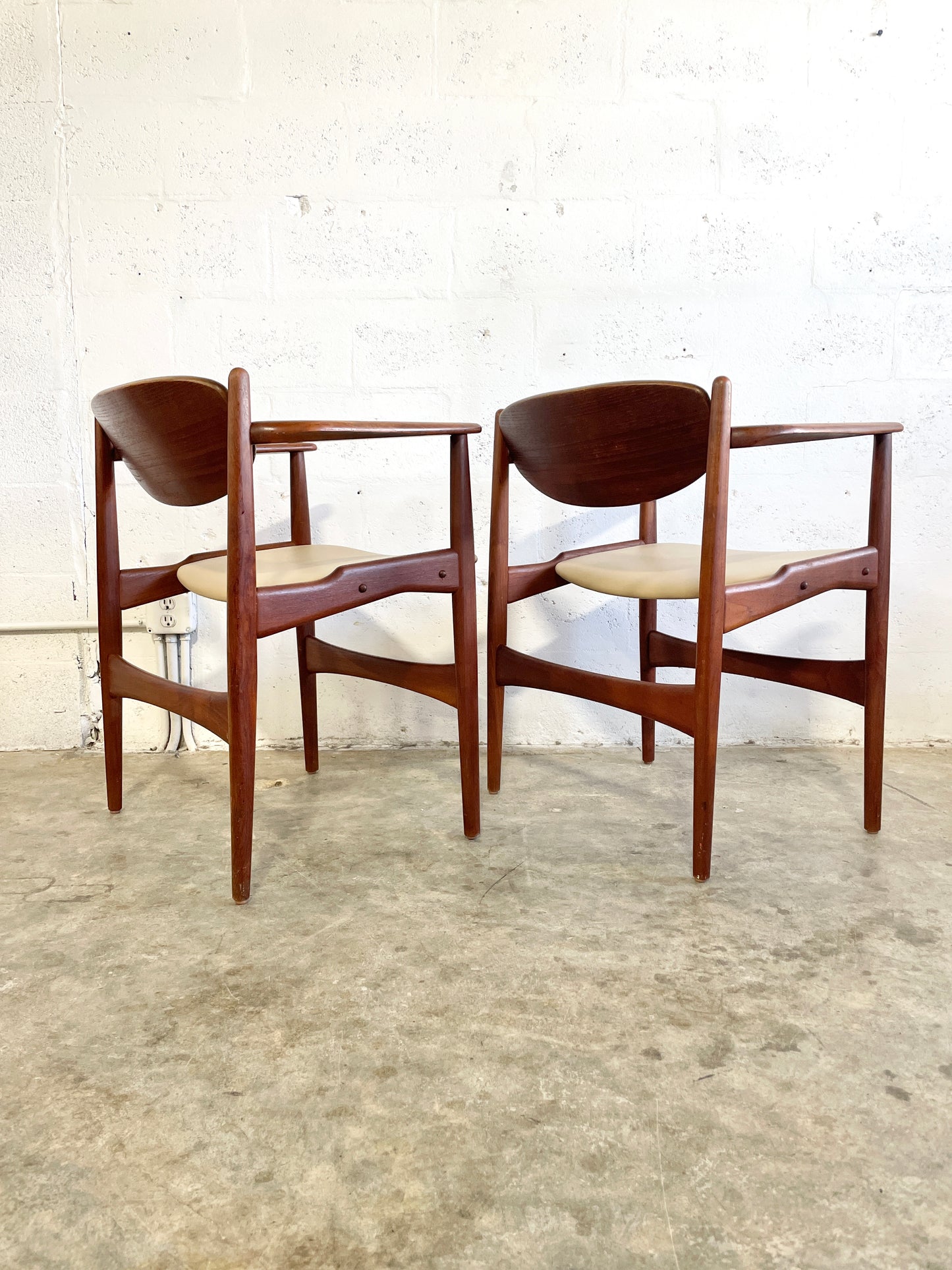 Rare Pair Arne Hovmand Olsen Chairs