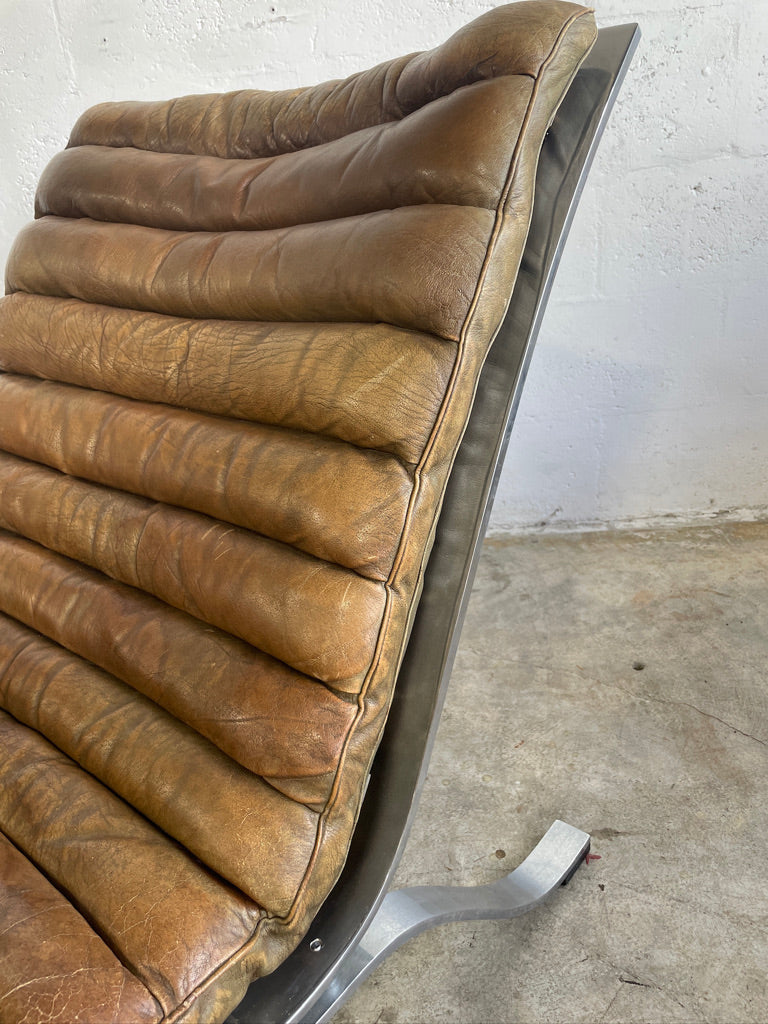 Arne Norell "Ari" Lounge Chairs Pair Scandinavian Modern