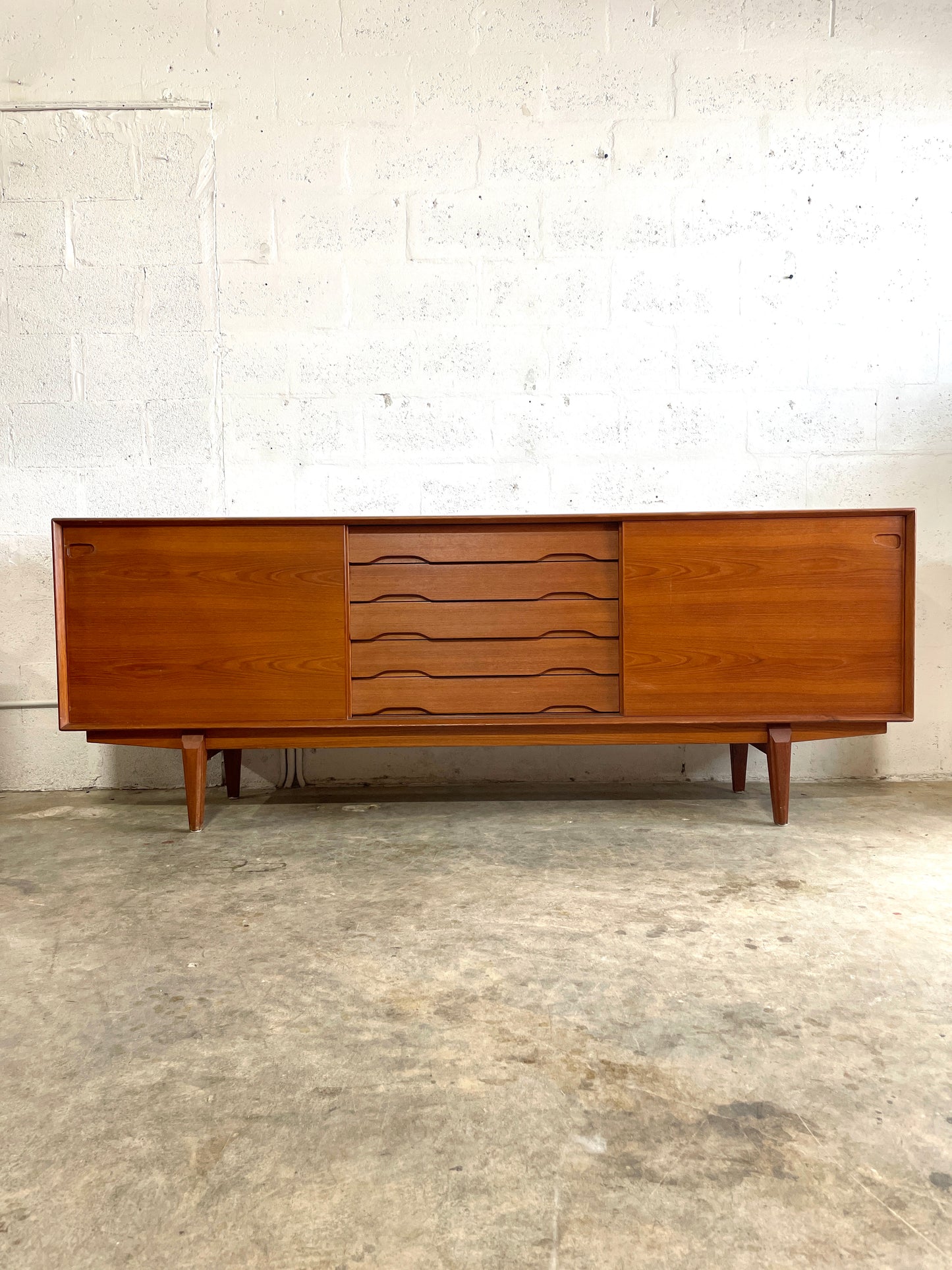 Danish Mid Century Modern Credenza or TV Console by Skobvy