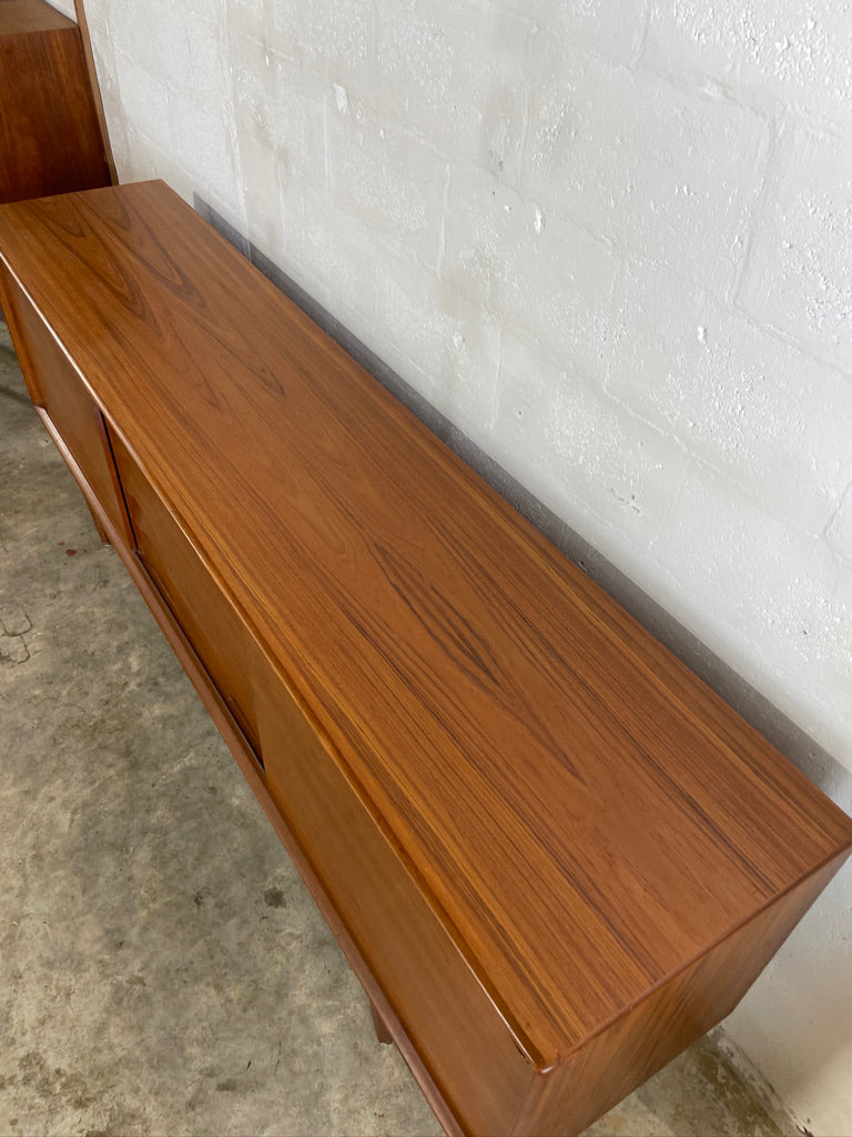 Danish Mid Century Modern Credenza or TV Console by Skobvy
