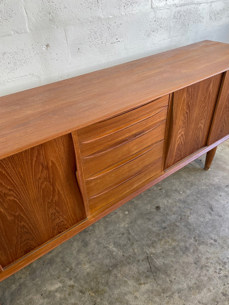 Arne Vodder for Skovby 7738 Mid Century Danish Teak Credenza