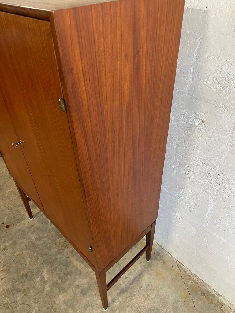 Danish Mid Century Modern Bar Cabinet