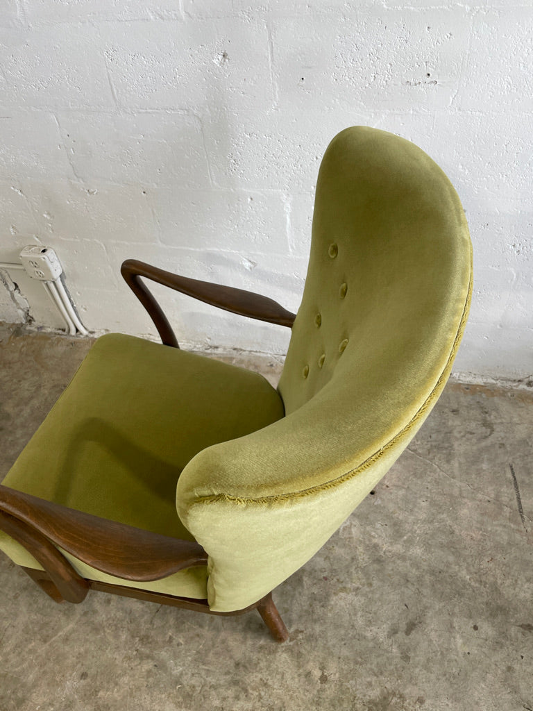 Scandinavian Modern Alfred Christensen Lounge Chair