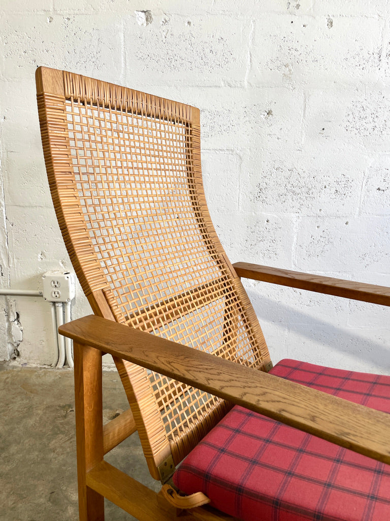 Borge Mogensen BM-2254 Danish Modern Lounge Chair & Ottoman