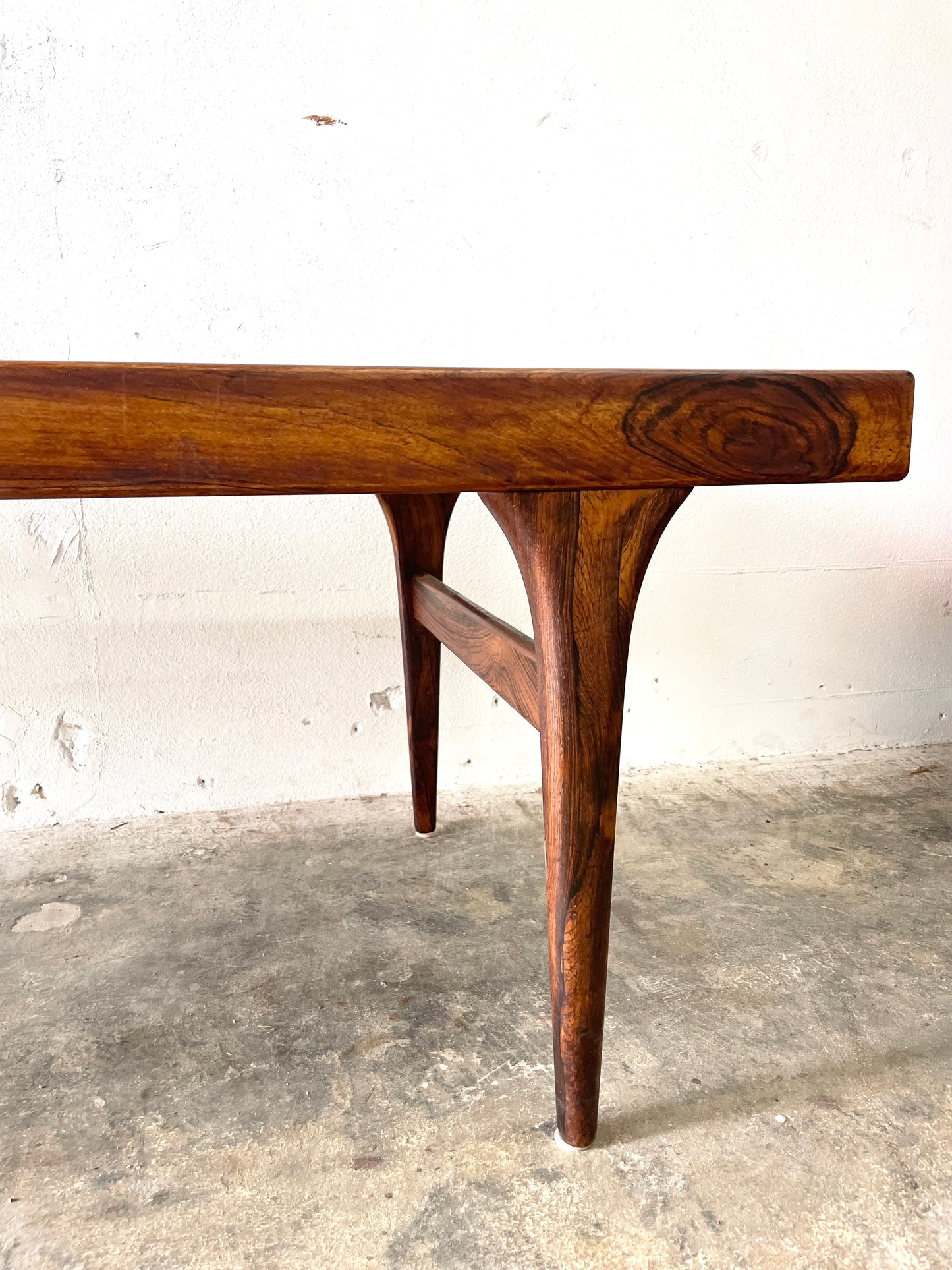 Johannes Andersen Rosewood Danish Modern Coffee Table