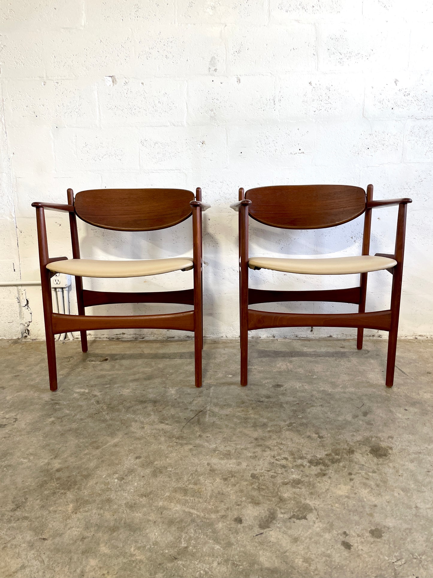 Rare Pair Arne Hovmand Olsen Chairs