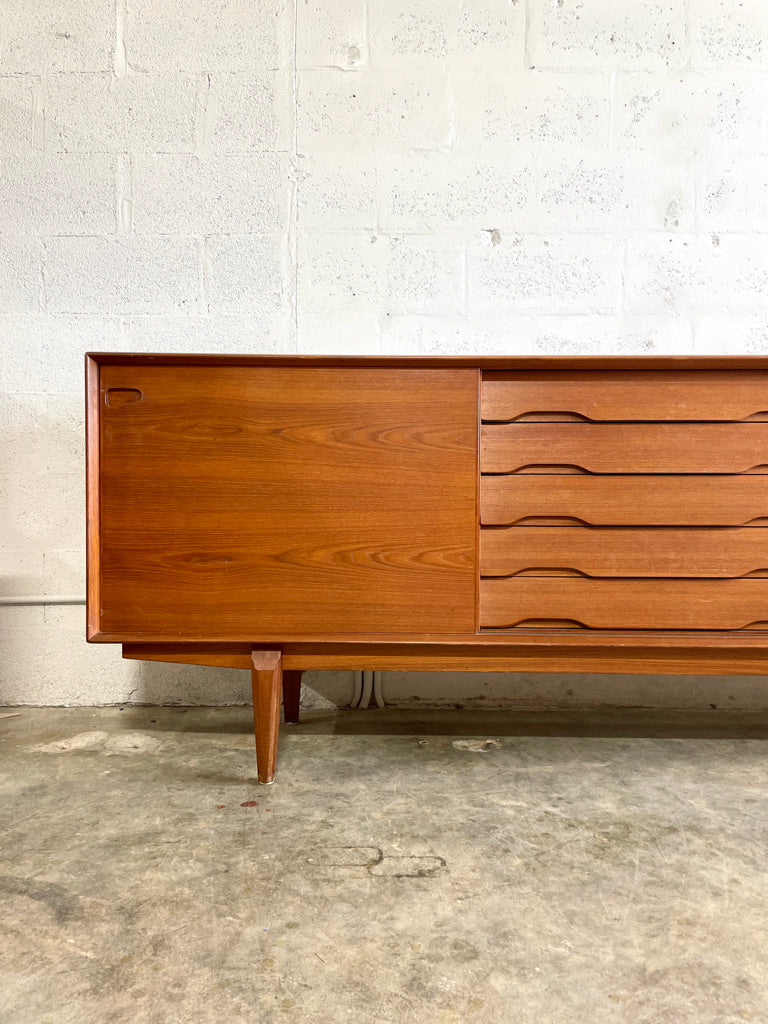 Danish Mid Century Modern Credenza or TV Console by Skobvy