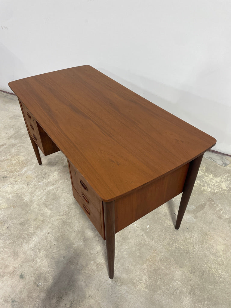 Danish Mid Century Modern Teak Desk