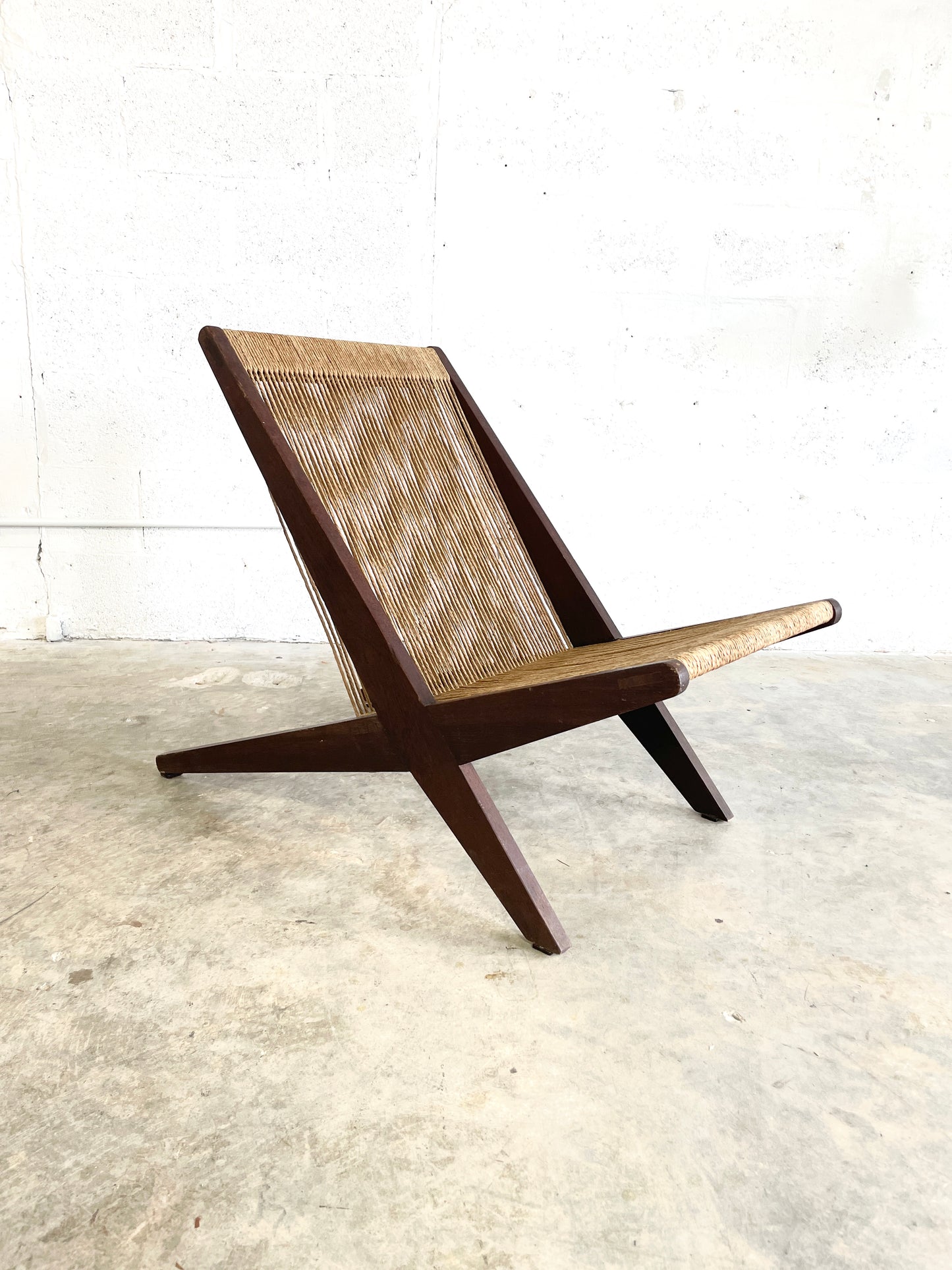 Poul Kjaerholm Rope Chair Attributed