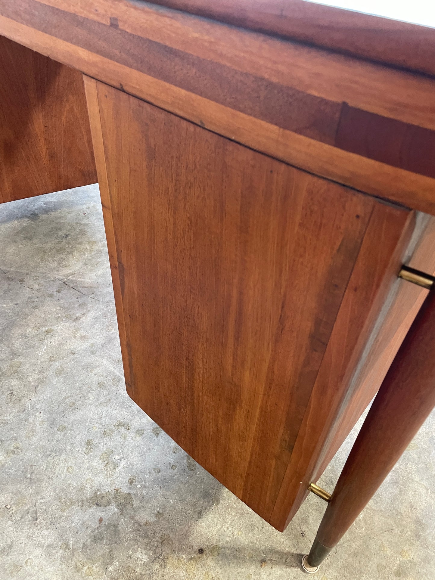 Mid Century Modern Kidney Shaped Desk
