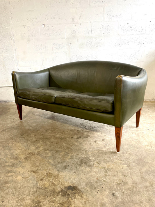 Illum Wikkelsø V12 Leather Sofa or Loveseat Danish Modern
