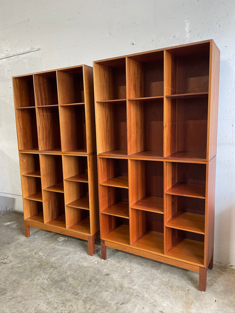 Danish Modern Modular Bookcase Bookshelf by Christian Hvidt for Søborg Møbler