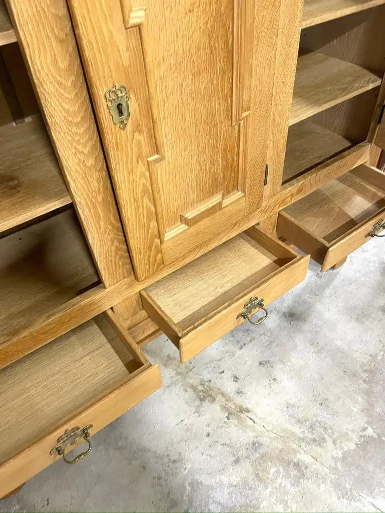 Henning Kjaernulf Oak Tall Cupboard or Sideboard
