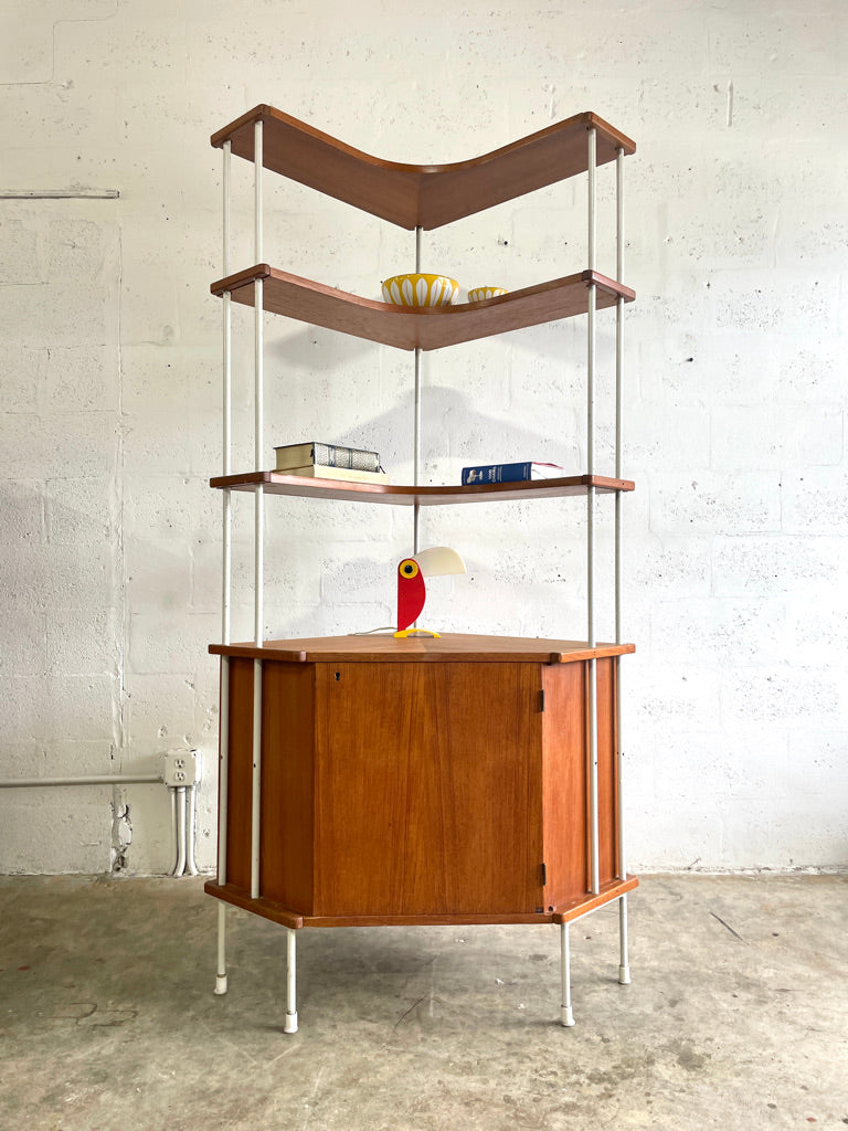 Mid Century Modern Wall Unit or Bookcase "Prydno"
