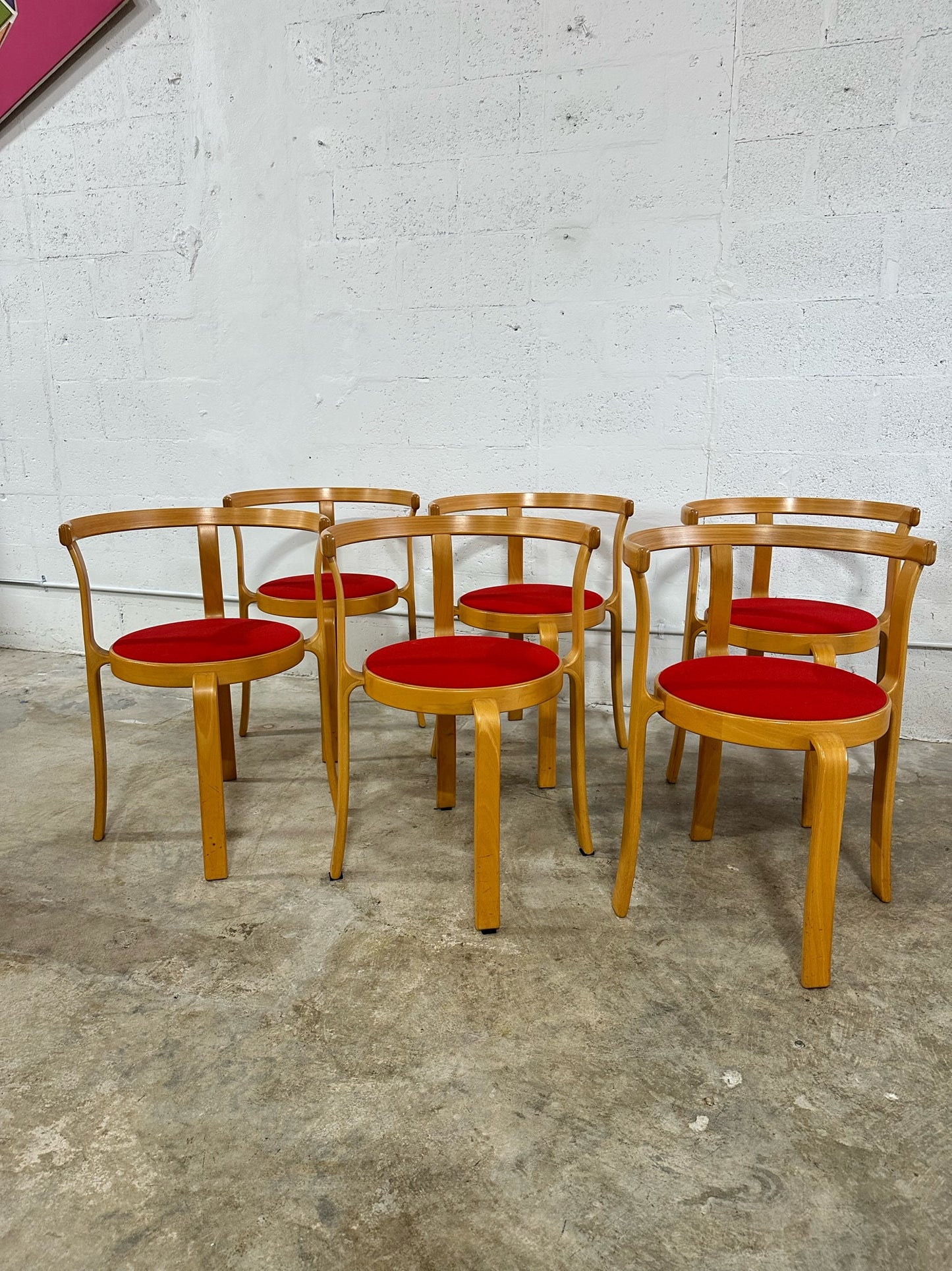 Magnus Olesen 8000 Series Dining Chairs by Rud Thygesen and Johnny Sorensen Danish Modern