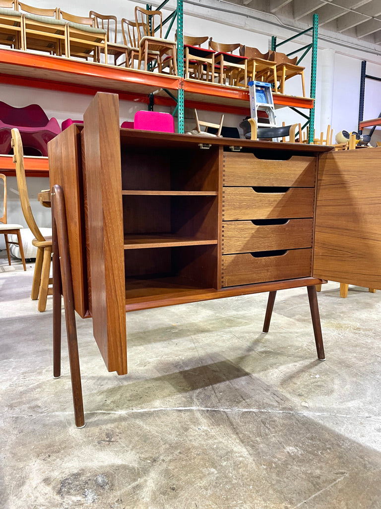 Danish Modern Small Sideboard or Console