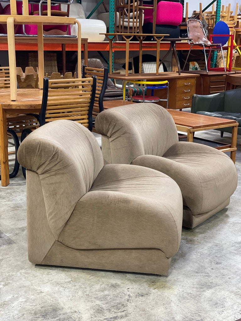 Pair Doimo Salotti Vintage Modular Chairs