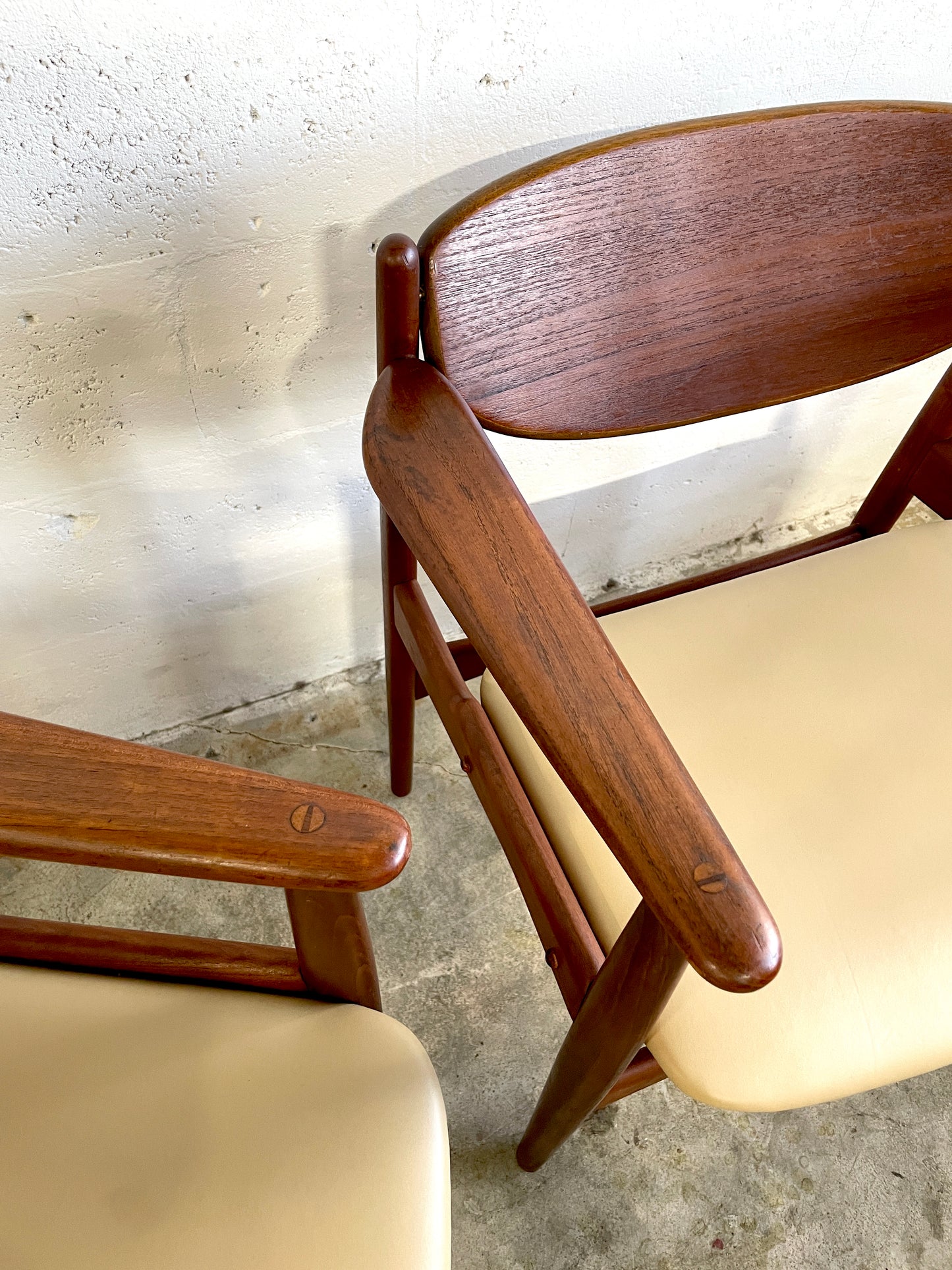 Rare Pair Arne Hovmand Olsen Chairs