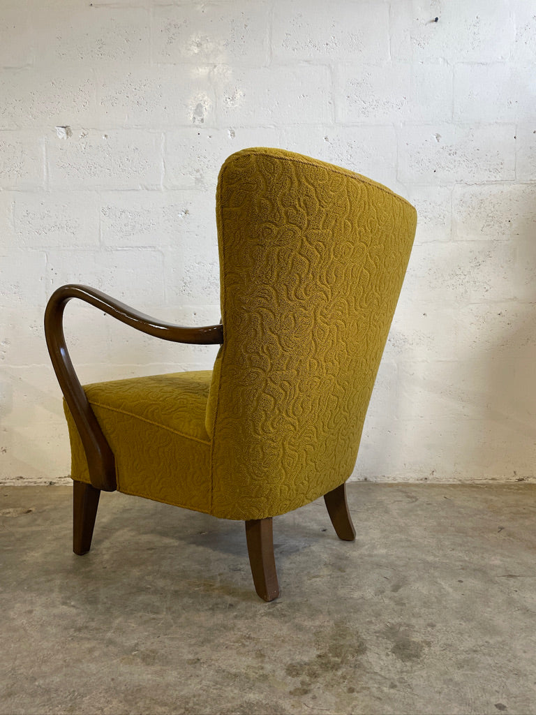Alfred Christensen Danish 1940s Lounge Chair