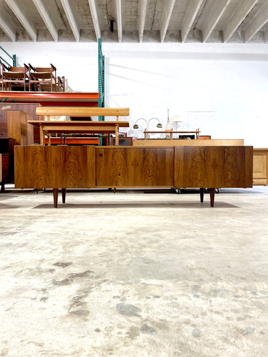 Ib Kofod Larsen Danish Modern Rosewood Credenza or Console
