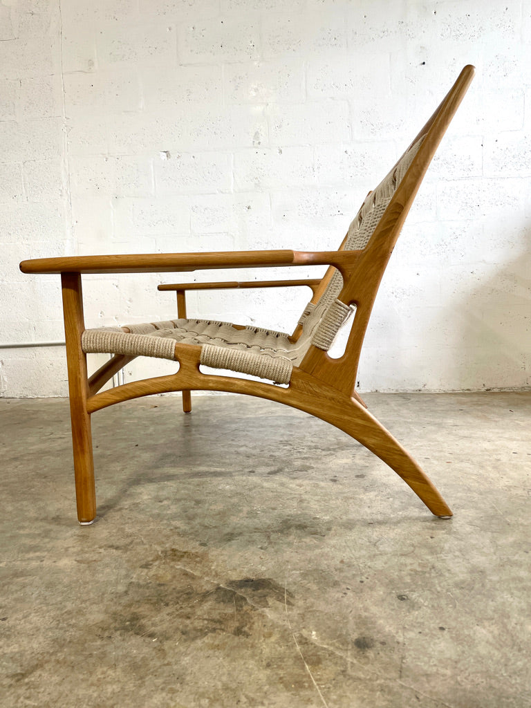 Martin Godsk for Godsk Snedkeri M20 Rope Danish Modern Loveseat or Couch
