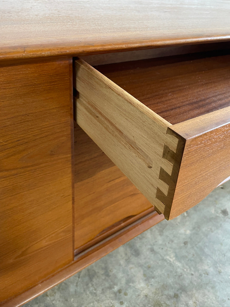 Danish Mid Century Modern Credenza or TV Console by Skobvy