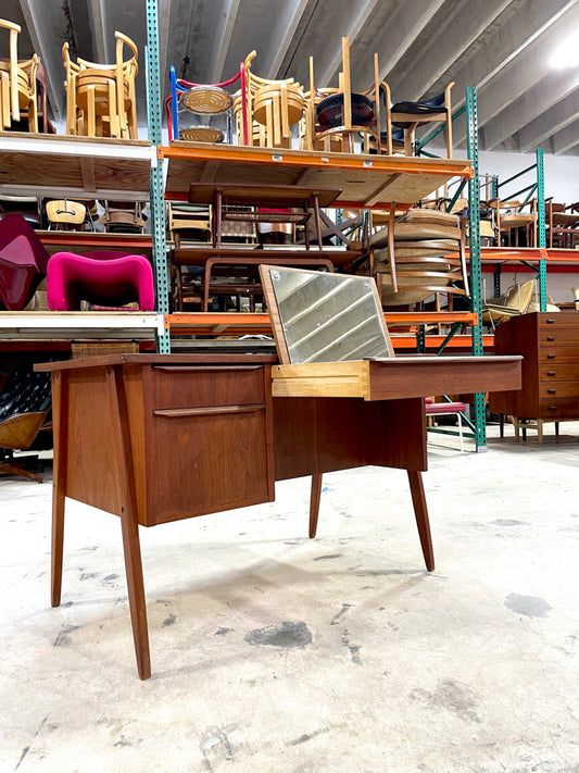Danish Modern Vanity or Desk