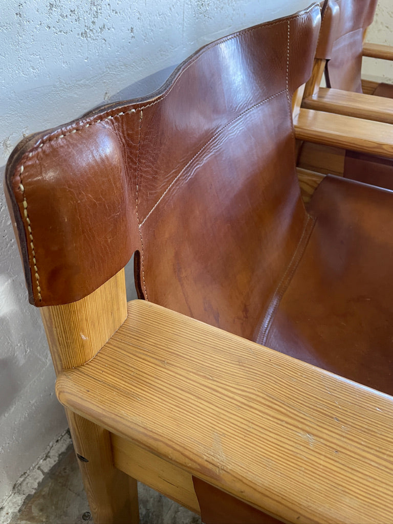 Pair Scandinavian Modern "Natura" Chairs by Karin Mobring