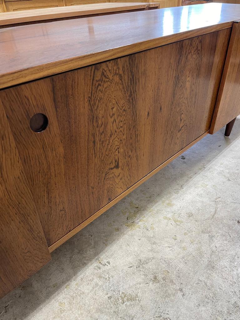 Ib Kofod Larsen Danish Modern Rosewood Credenza or Console