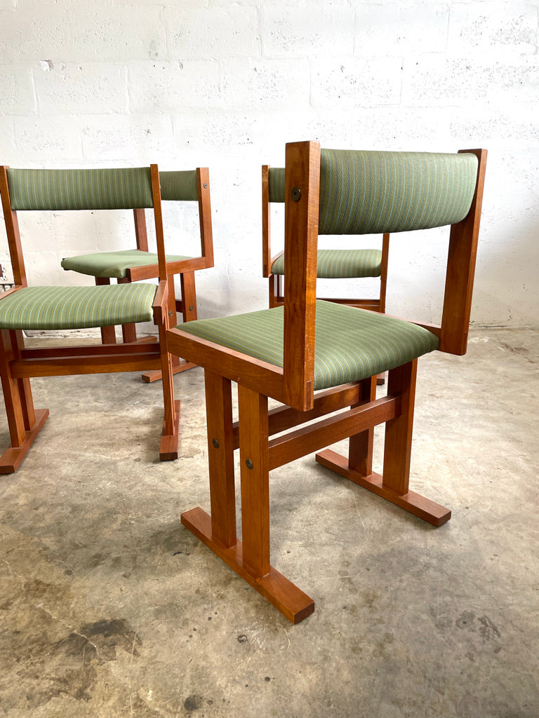 Gangso Mobler Danish Modern Teak Dining Chairs