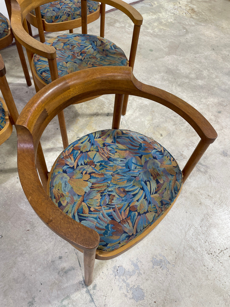 Danish Modern Dining Chairs by Henning Jensen & Torben Valeur M40