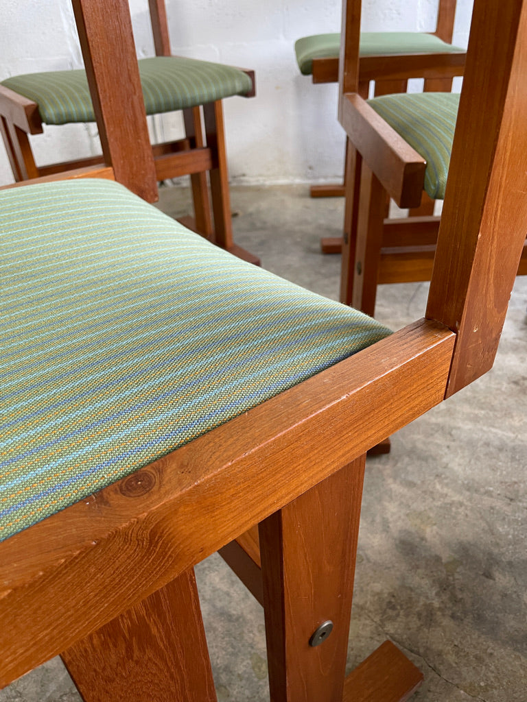 Gangso Mobler Danish Modern Teak Dining Chairs