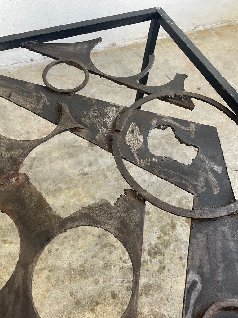 Mid Century Brutalist Coffee or Console Table