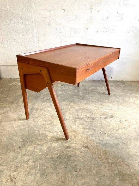 Danish Mid Century Modern Teak Desk