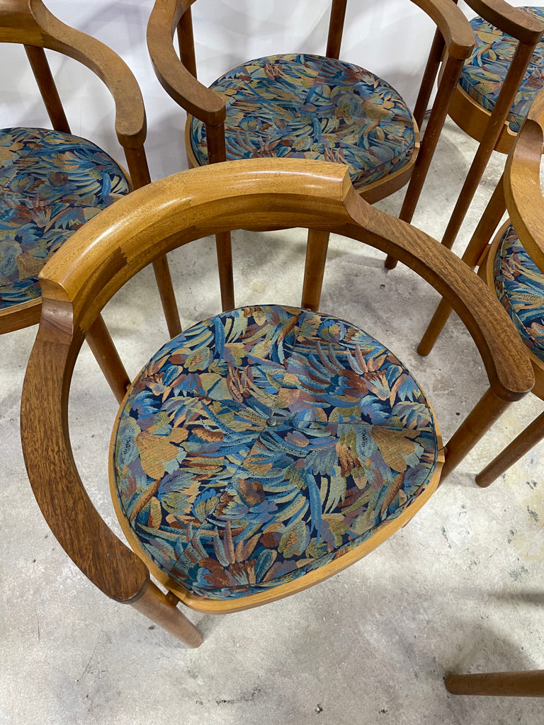 Danish Modern Dining Chairs by Henning Jensen & Torben Valeur M40