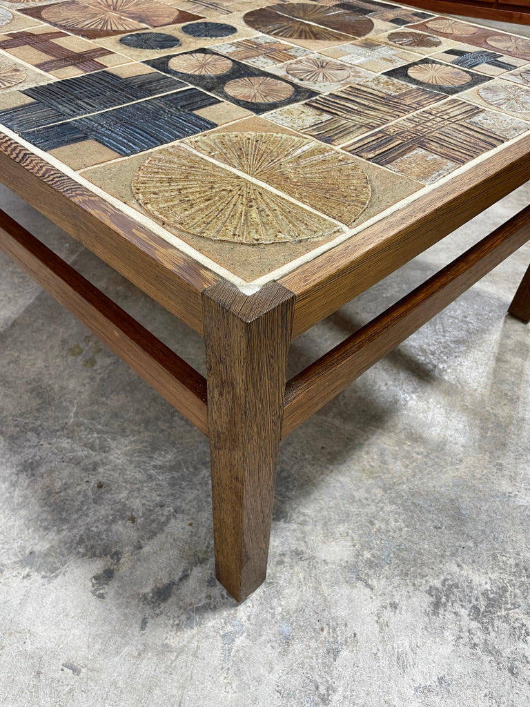 Tue Poulsen Danish Modern Tile Coffee Table