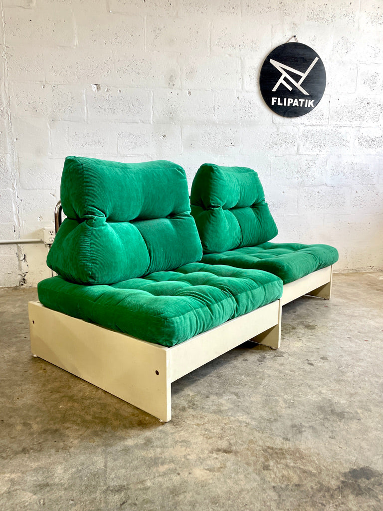 Pair Vintage Ikea Prisma Benches or Chairs Scandinavian Modern