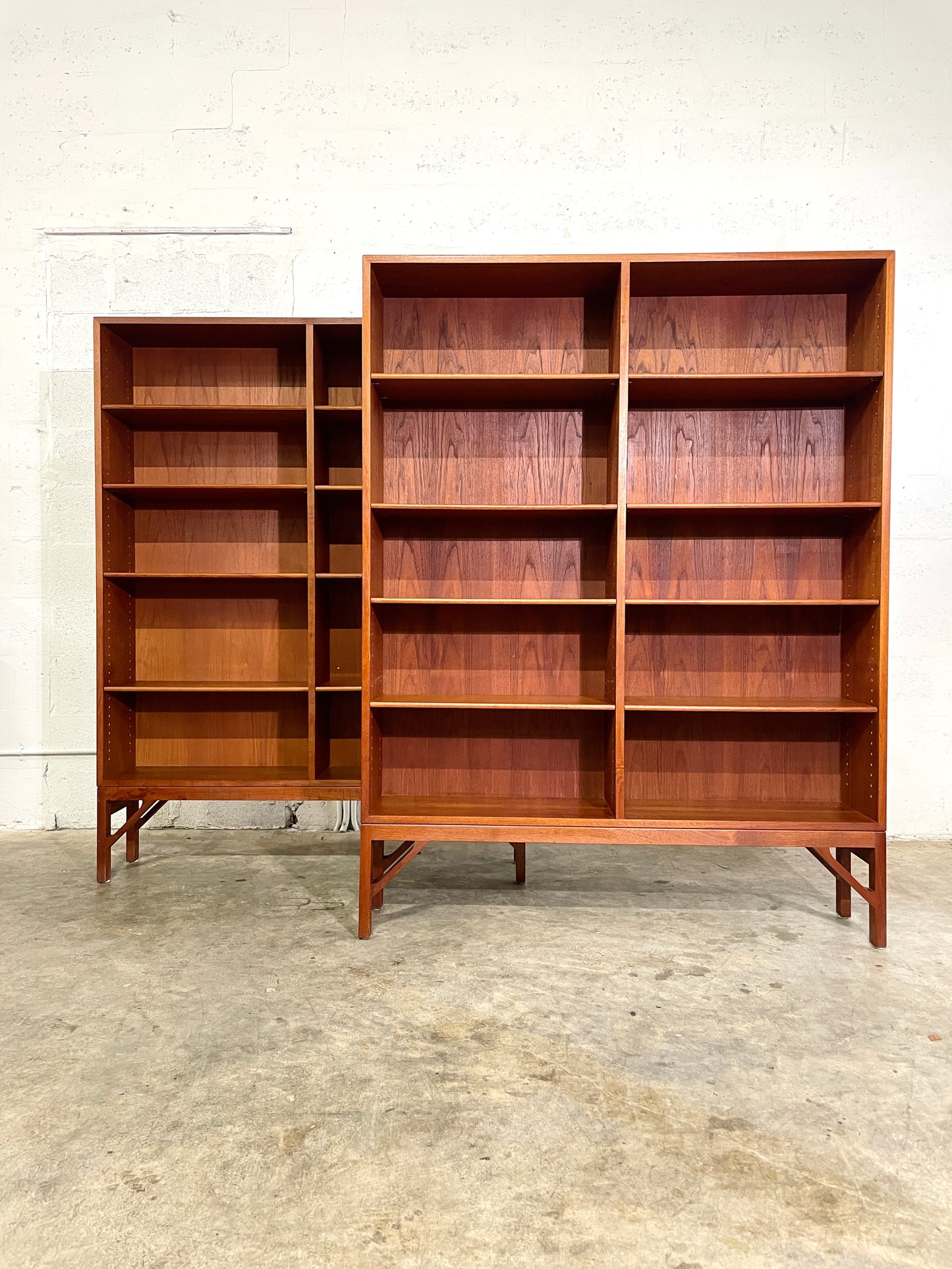 Danish Mid Century Modern Teak Bookcase by Borge Mogensen