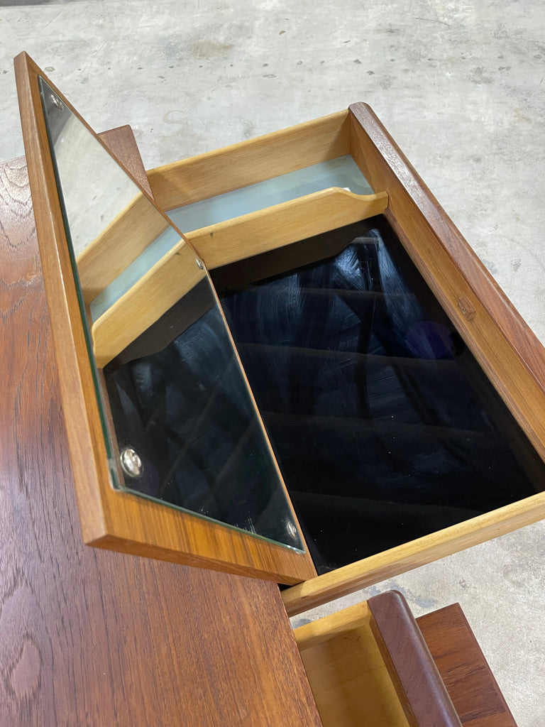 Danish Modern Vanity or Desk