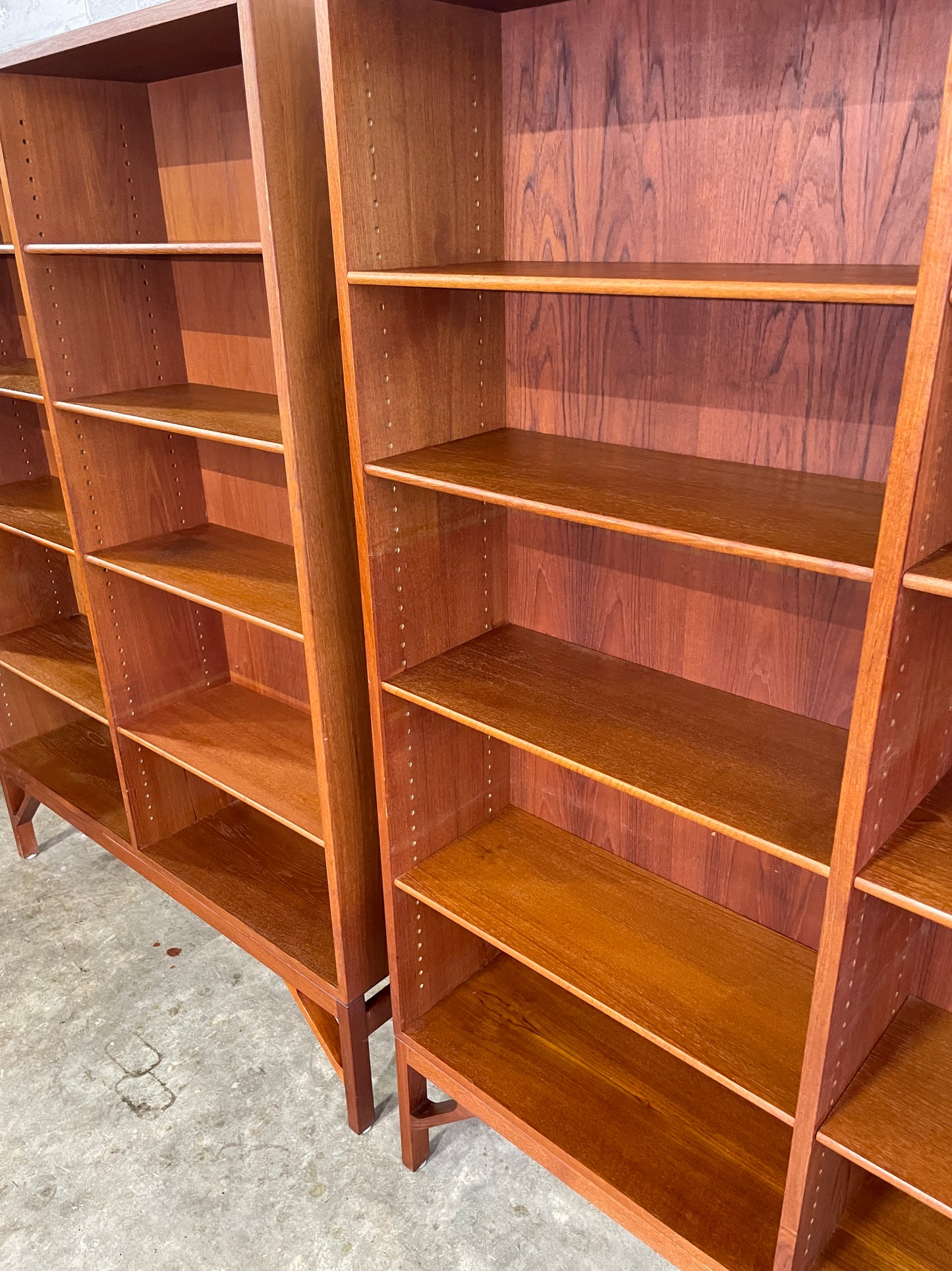 Danish Mid Century Modern Teak Bookcase by Borge Mogensen