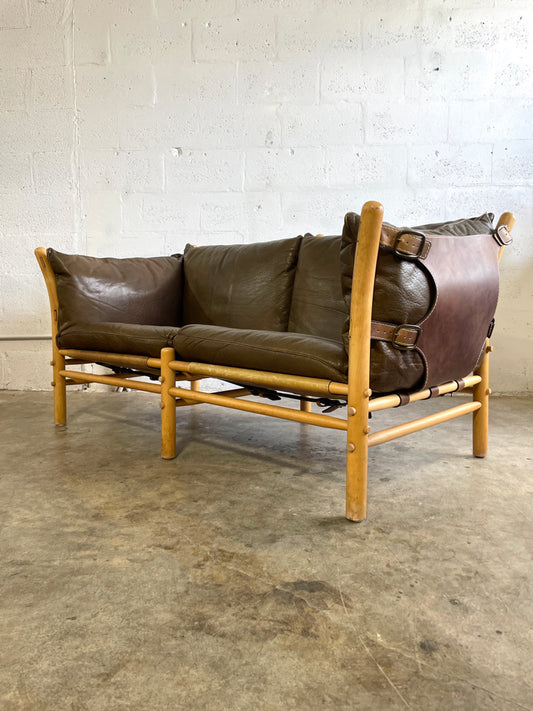 Arne Norell Ilona Safari Loveseat Danish Modern