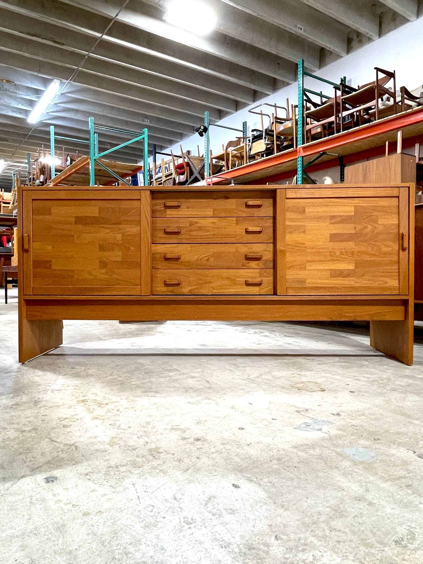 Danish Mid Century Modern Sideboard or Buffet by Domino Mobler