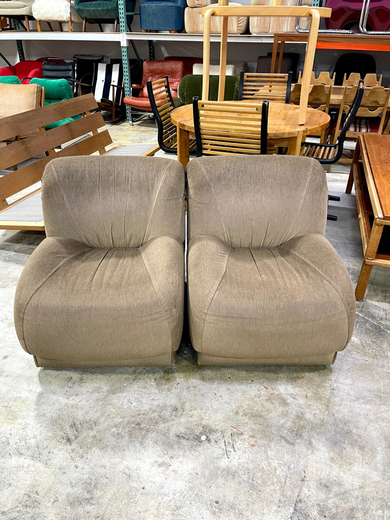 Pair Doimo Salotti Vintage Modular Chairs