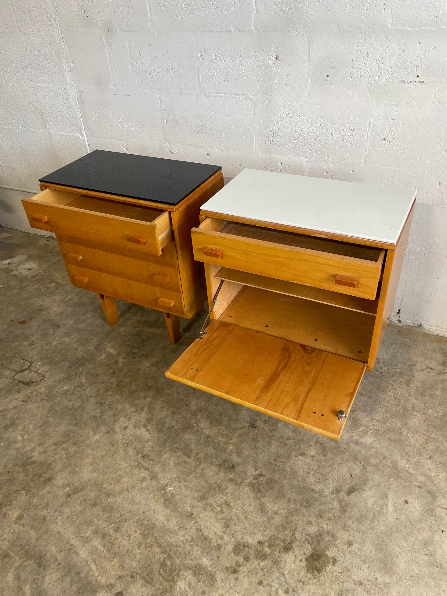 Mid Century Nightsands or End Tables  Frantisek Mezulanik