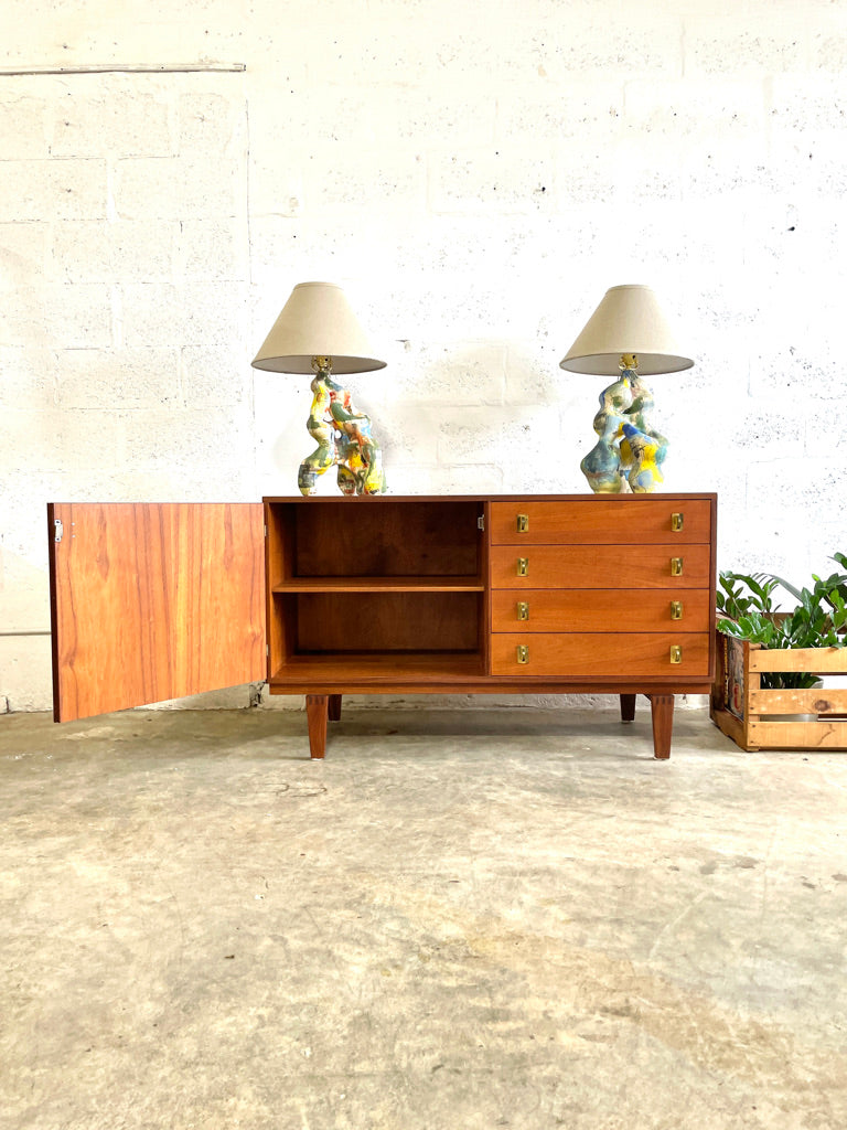 Peter Lovig Nielsen Danish Modern Teak 2-Door Sideboard by for Dansk Designs