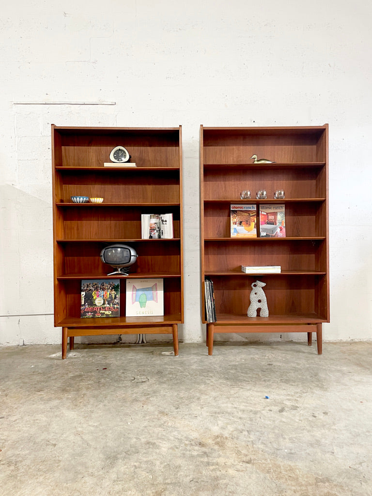 Danish Mid Century Modern Bookcase or Bookshelf by Johannes Sorth