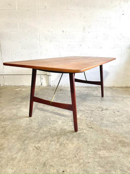 Børge Mogensen Early Hunting Teak Dining Table for Søborg Danish Modern