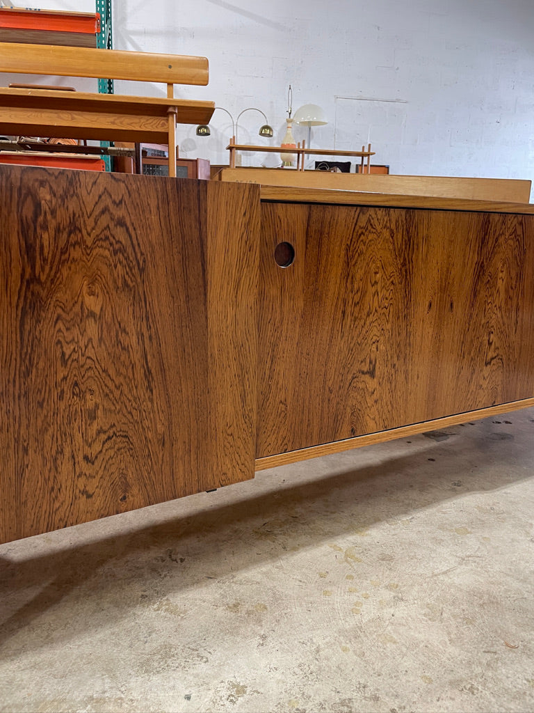 Ib Kofod Larsen Danish Modern Rosewood Credenza or Console